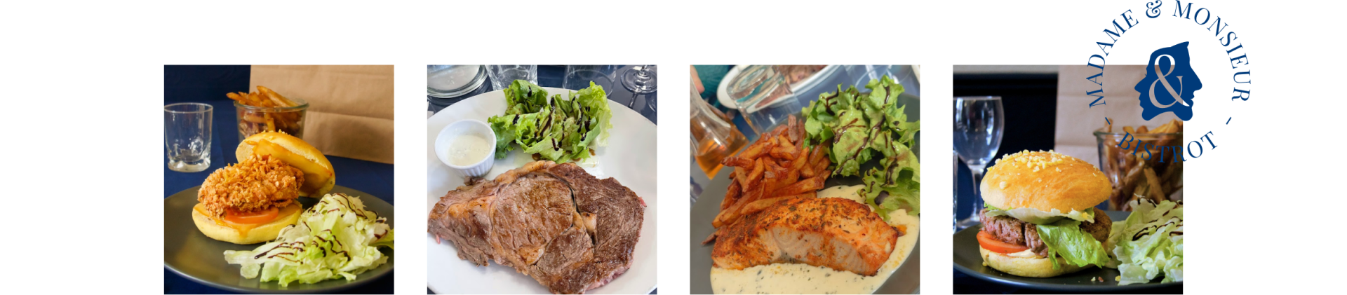 La carte - Madame Et Monsieur Bistrot - restaurant parthenay - burger parthenay - brasserie parthenay - les meilleurs restaurant de PARTHENAY